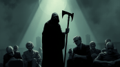Grim reaper with men